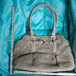 Dana buchman woven handbag